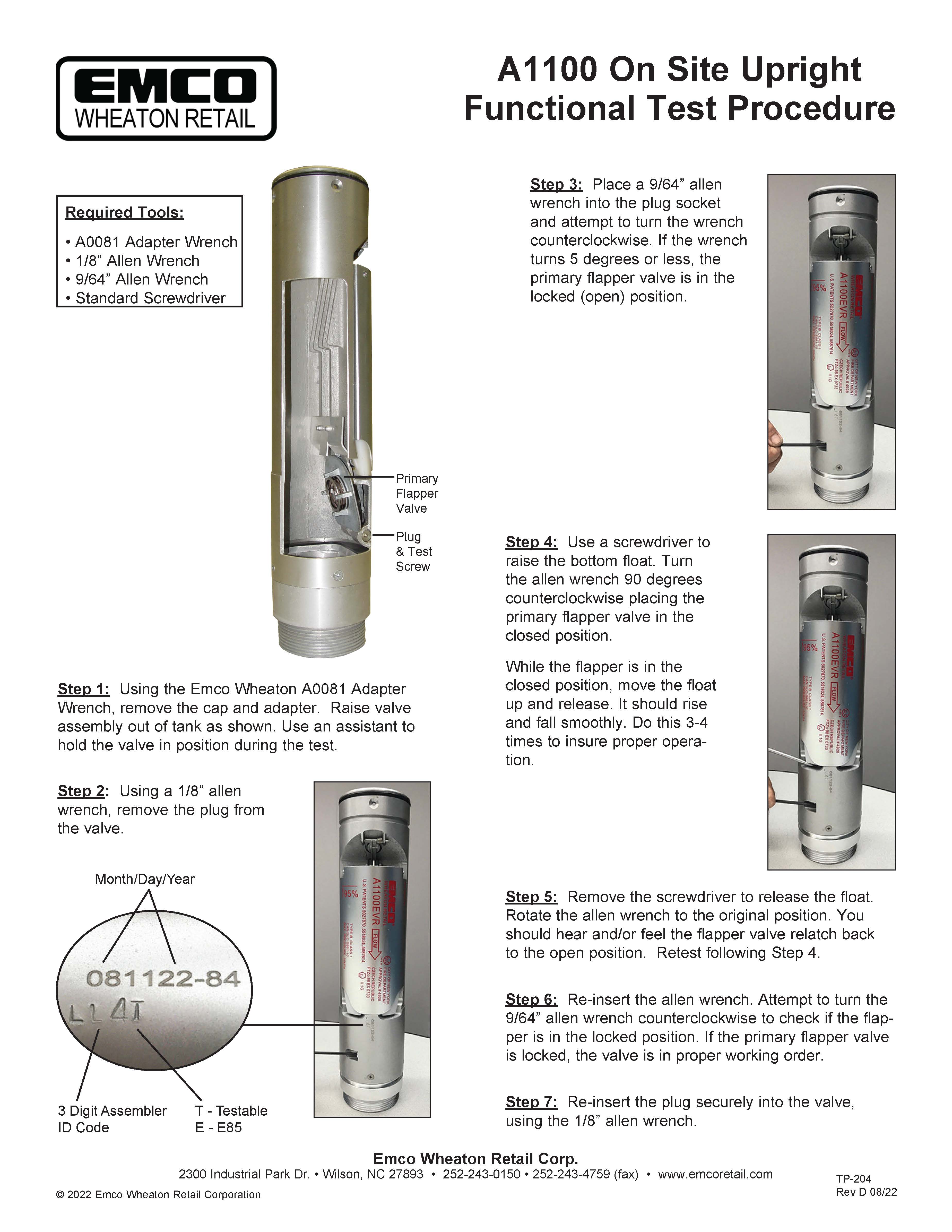 Overfill Prevention Valve - EMCO WHEATON RETAIL